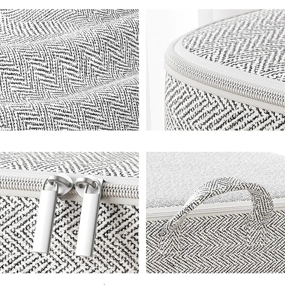 Kit com 3 Sacos organizadores em TNT para Edredons com Tampa, Zíper e Dobrável À prova de Poeira